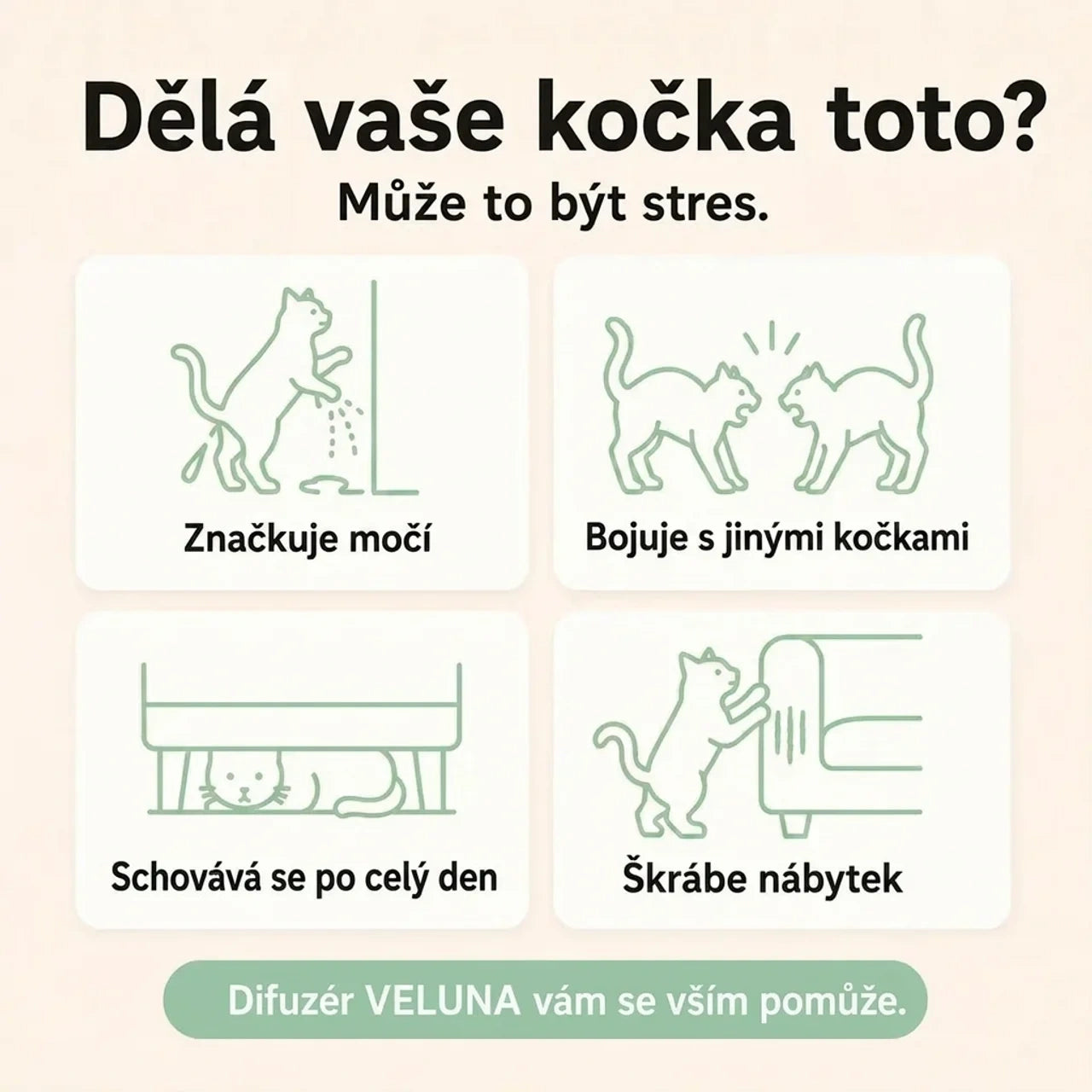 Veluna Feromonový Difuzér pro Kočky