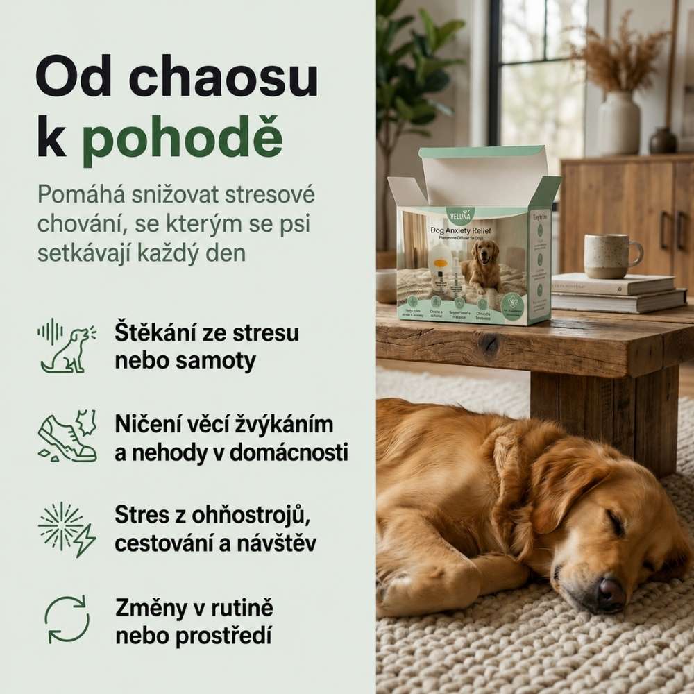 Veluna Feromonový Difuzér pro Psy