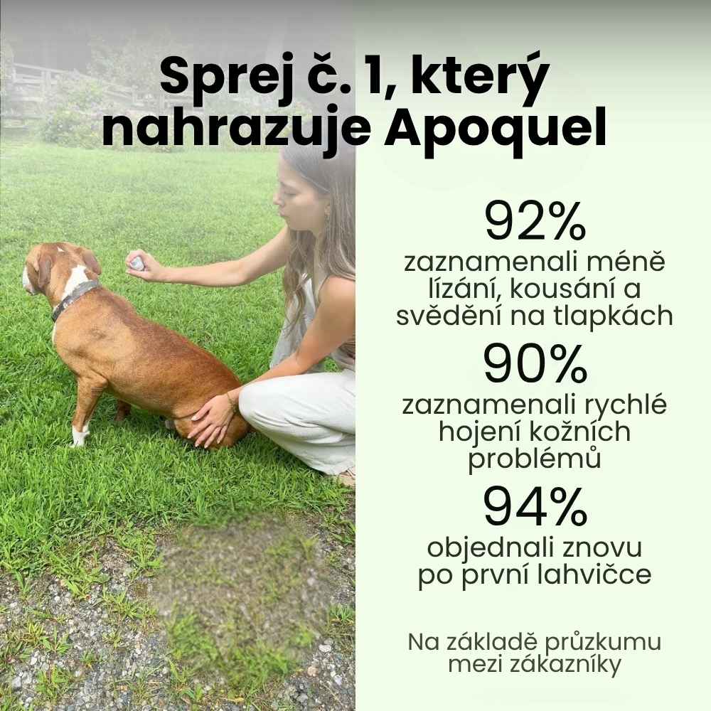 Sprej proti svědění pro psy