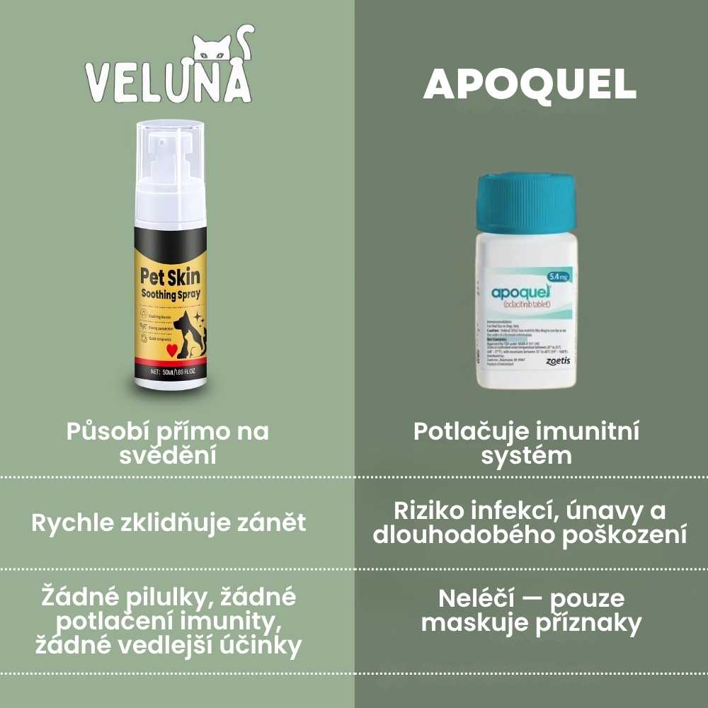 Sprej proti svědění pro psy