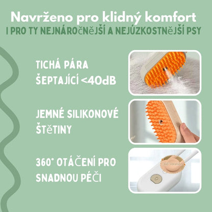 Veluna Steam Brush pro Psy