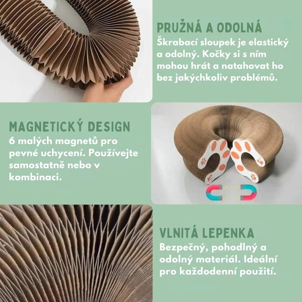 Veluna Interaktivní Škrabací Hračka pro Kočky