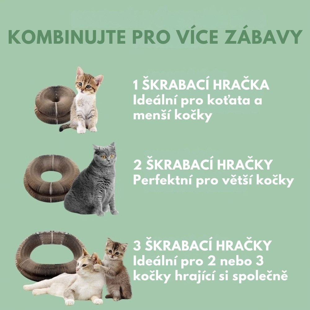 Veluna Interaktivní Škrabací Hračka pro Kočky