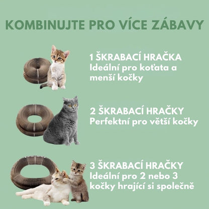 Veluna Interaktivní Škrabací Hračka pro Kočky