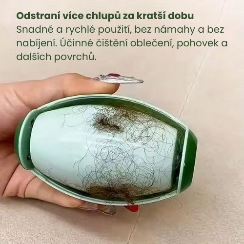 Znovupoužitelný a omyvatelný čistič chlupů Veluna