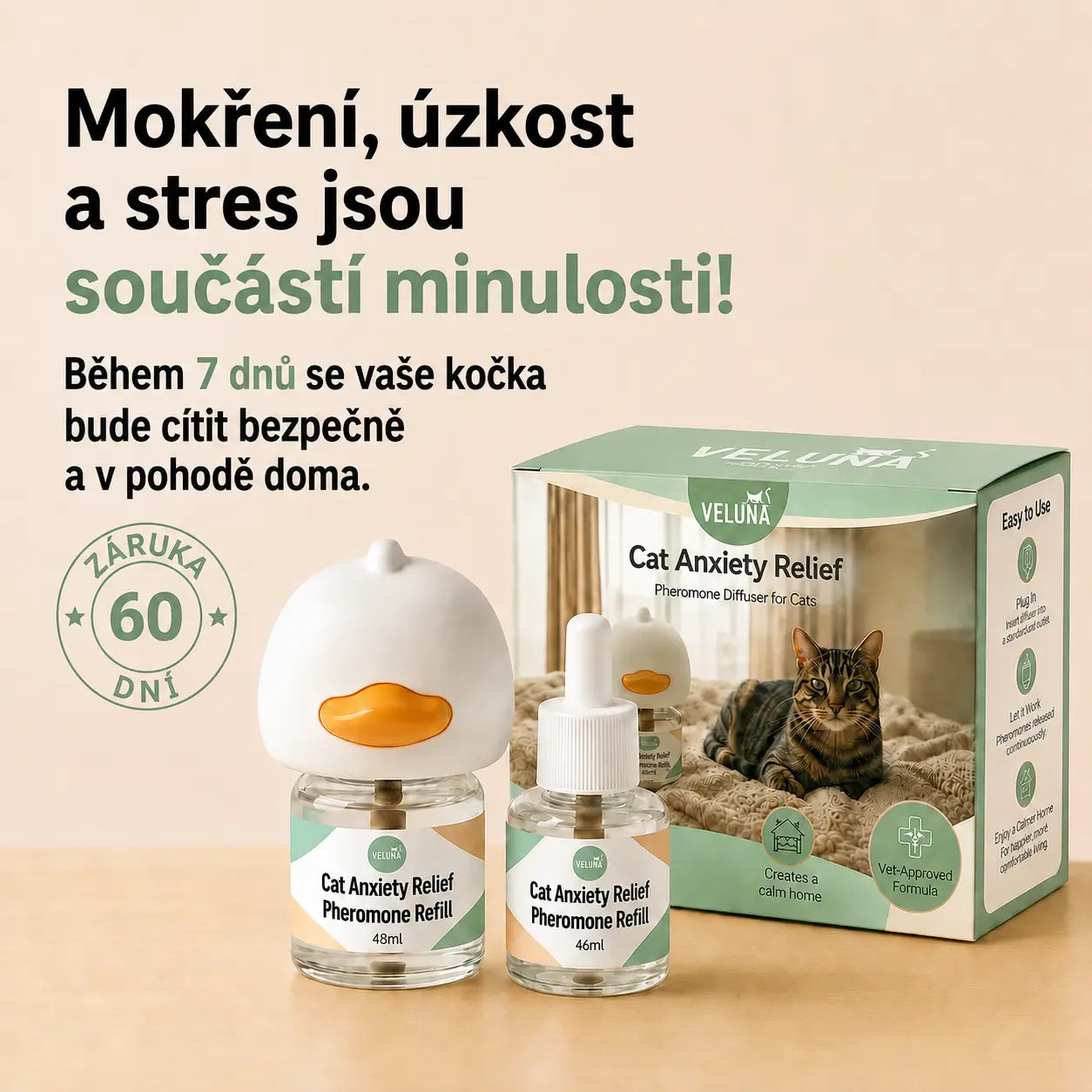Veluna Feromonový Difuzér pro Kočky